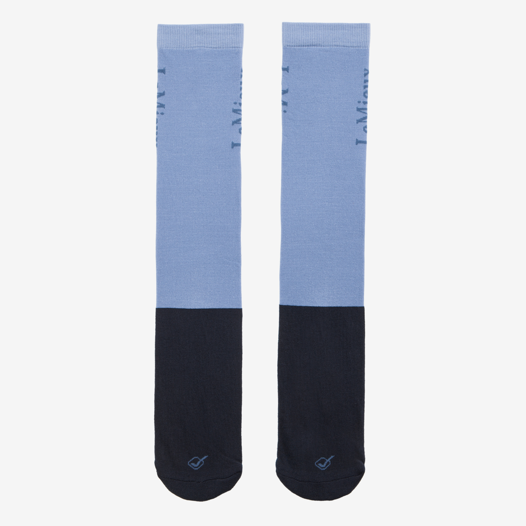 LeMieux Competition Socks 2 Pack - Powder Blue