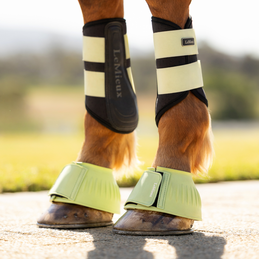 LeMieux Rubber Bell Boots - Macaron