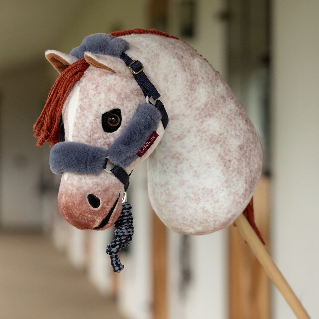 LeMieux Hobby Horse Comfort Headcollar and Leadrope - Navy