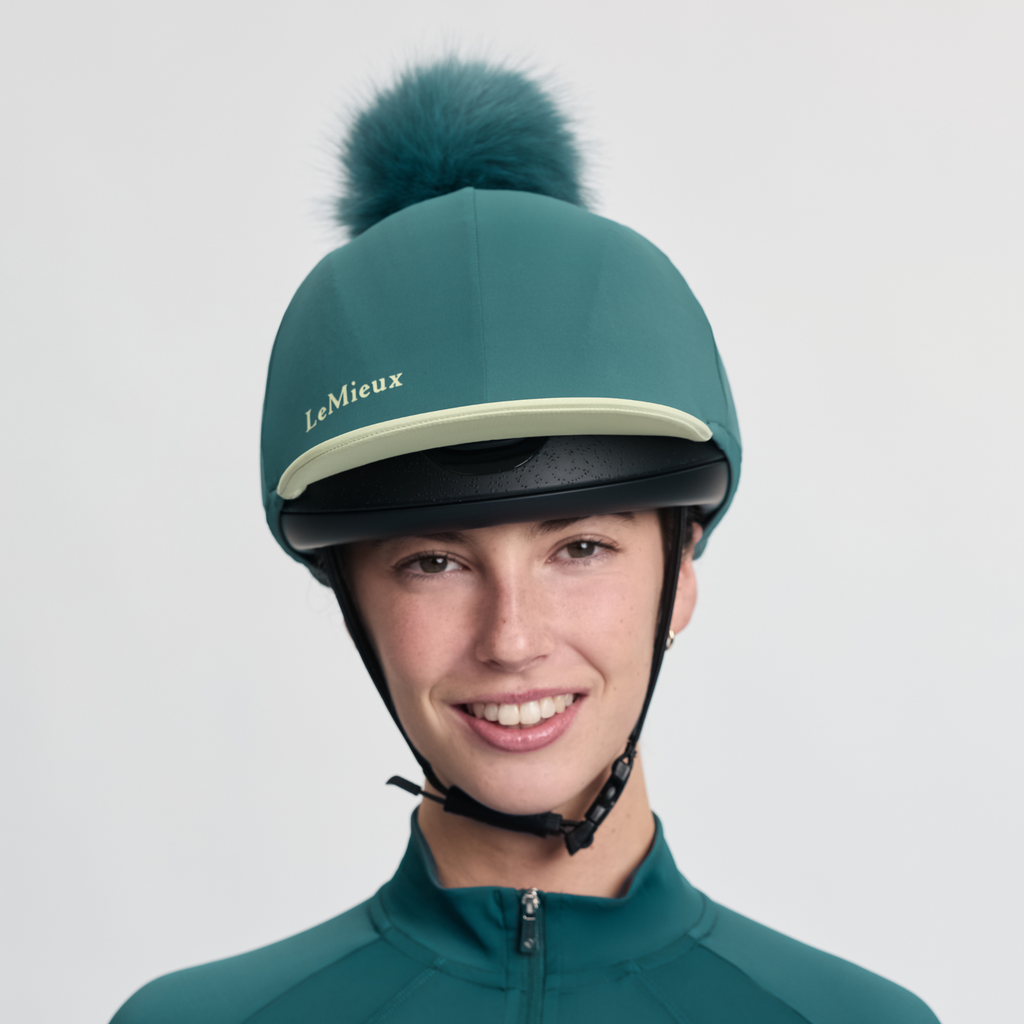 LeMieux Classique Pom Hat Silk - Jungle