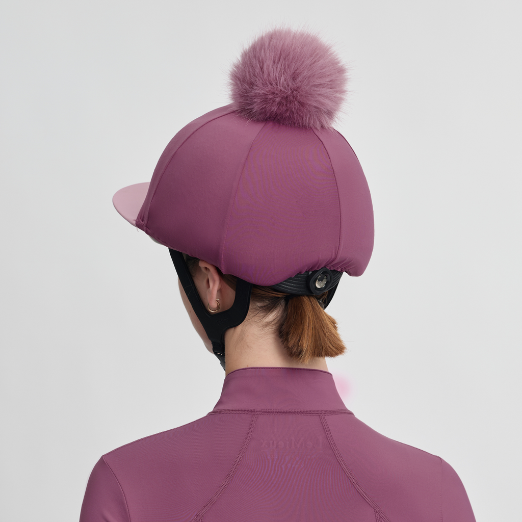 LeMieux Classique Pom Hat Silk - Mallow