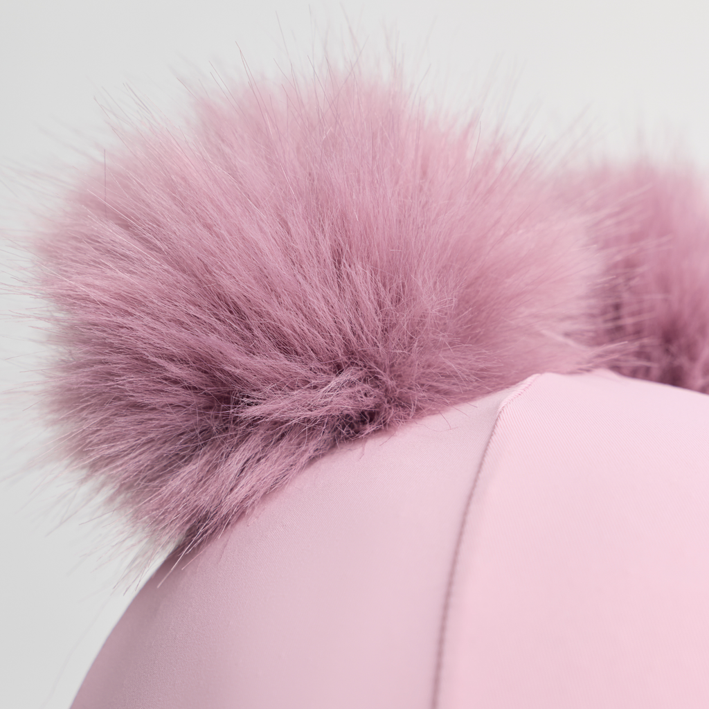 LeMieux Mini Double Pom Hat Silk - Fondant