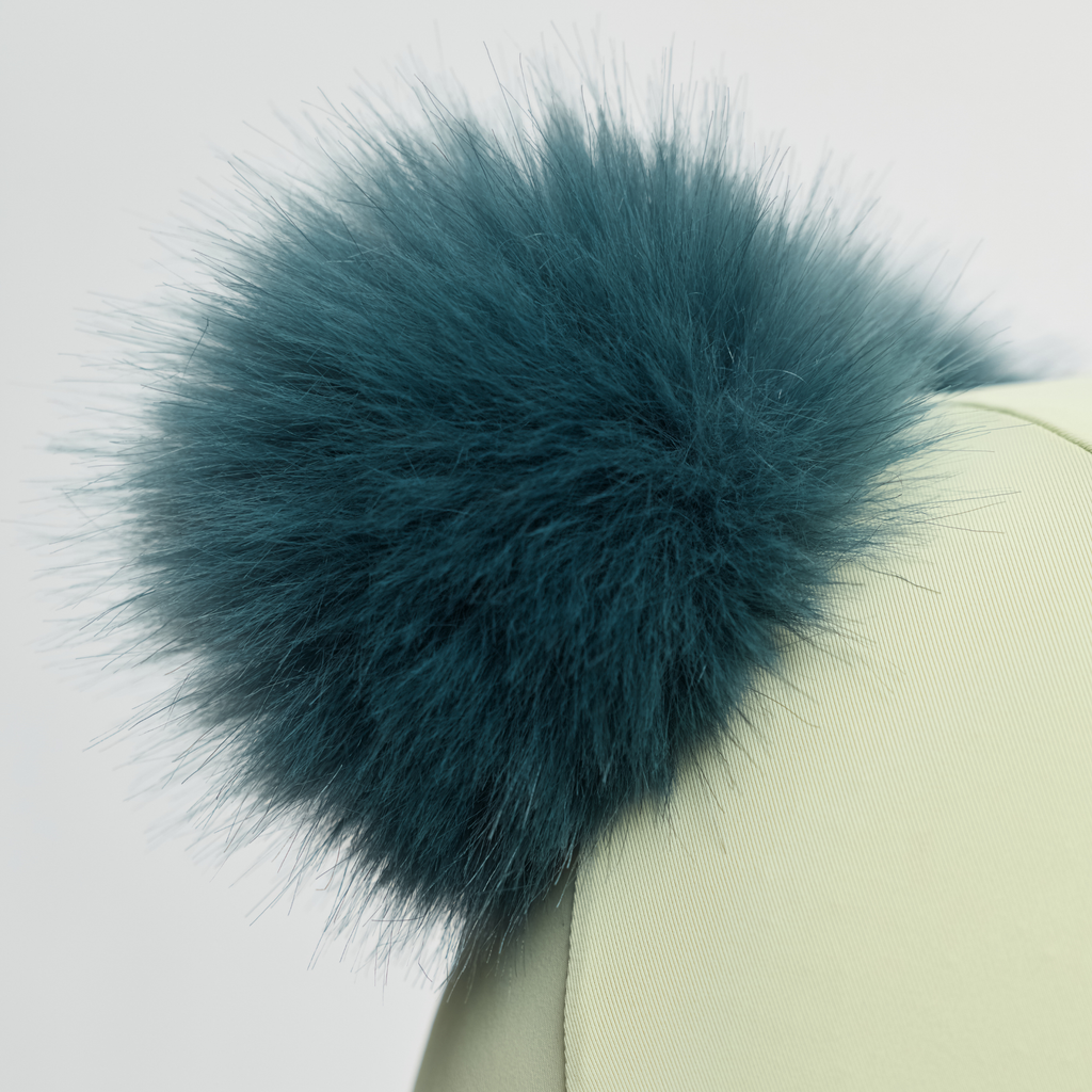 LeMieux Mini Double Pom Hat Silk - Macaron