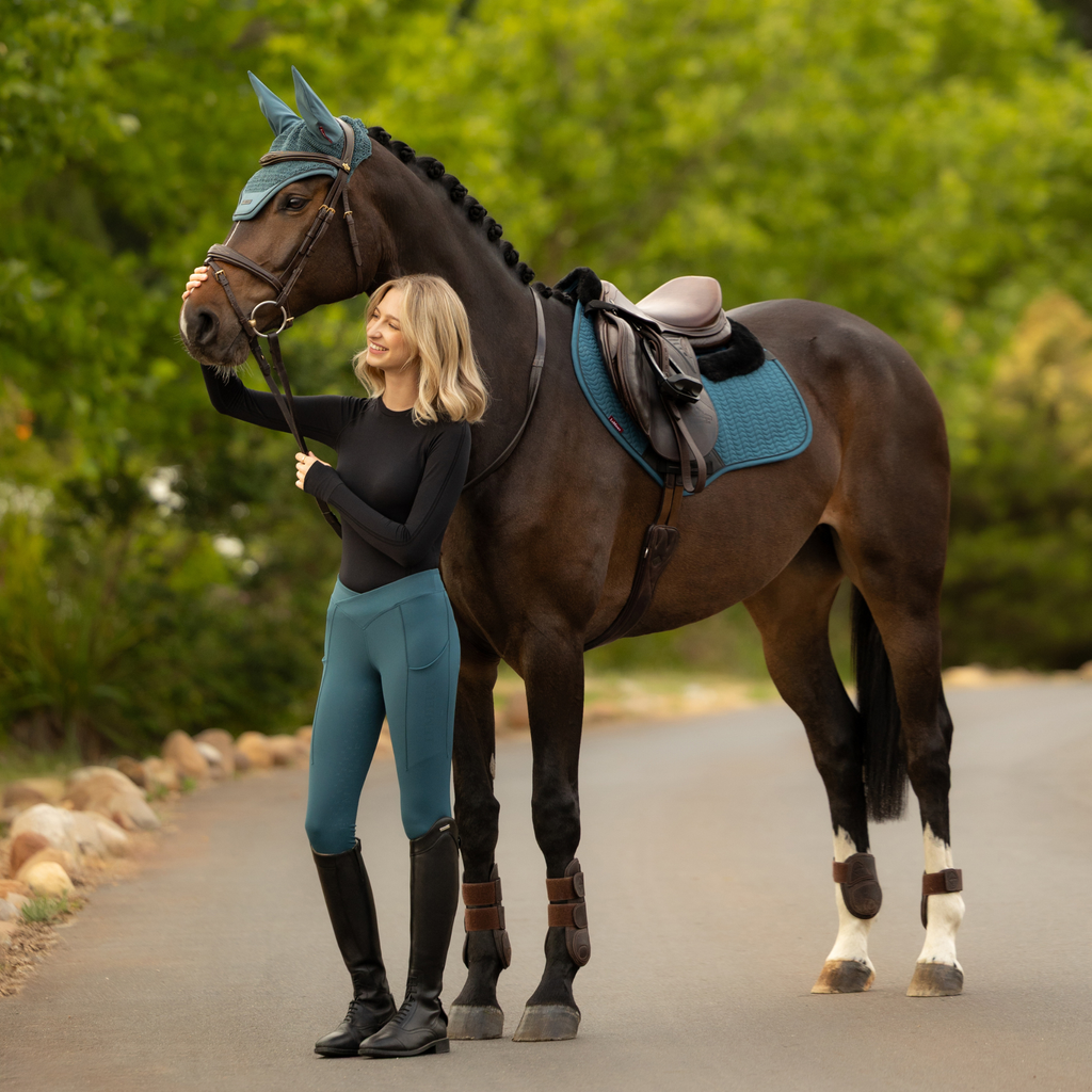 LeMieux Merino+ Essence Close Contact Square - Jungle