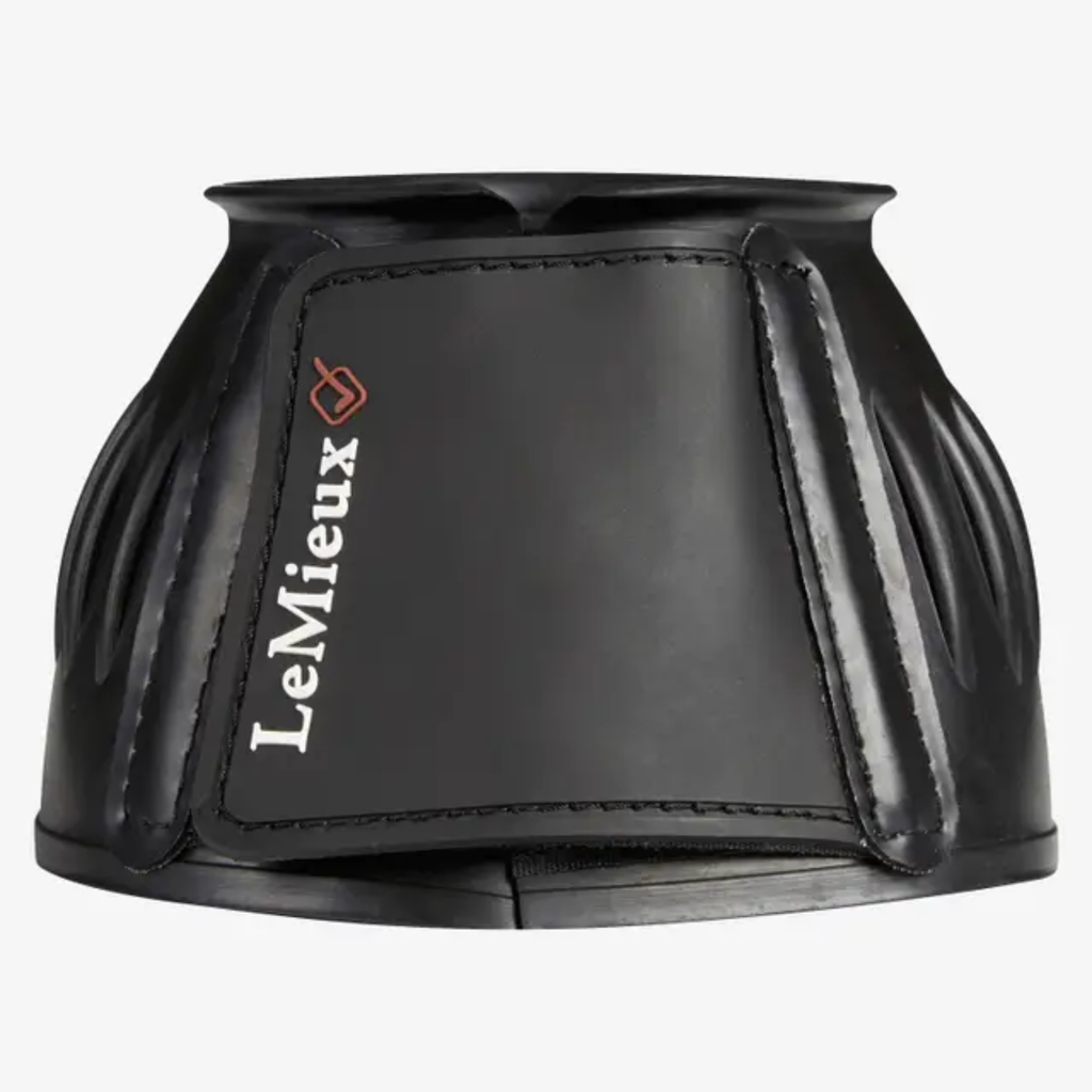 LeMieux Rubber Bell Boots with Neoprene - Black