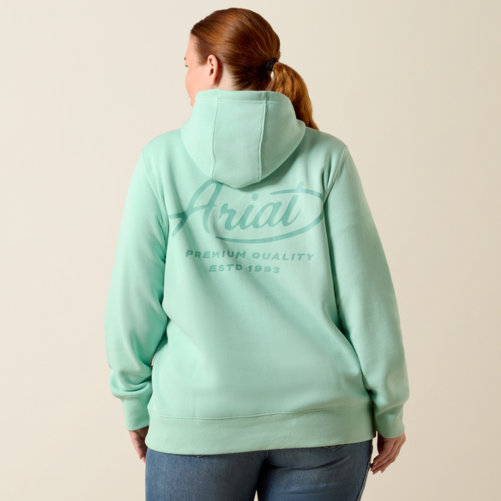Ariat Ladies Lightweight Graphic Hoodie - Lichen