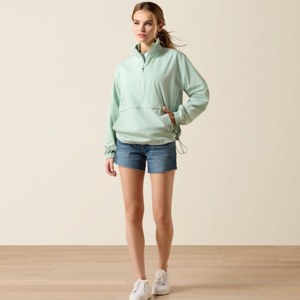 Ariat Ladies Wisper Pullover Jacket - Silt Green