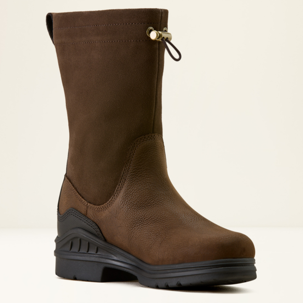 Ariat Ladies Barnyard Brooke Waterproof Boot - Vintage Brown