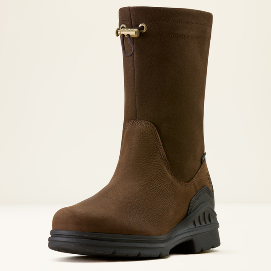 Ariat Ladies Barnyard Brooke Waterproof Boot - Vintage Brown