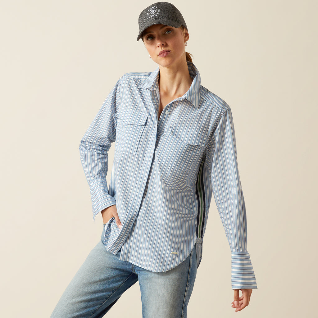 Ariat Ladies Wolseley Shirt - Blue Stripe
