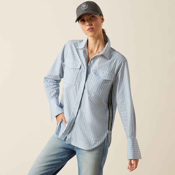 Ariat Ladies Wolseley Shirt - Blue Stripe
