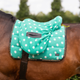 Supreme Products Ride On Dotty Fleece Saddle Cover - Gorgeous Green