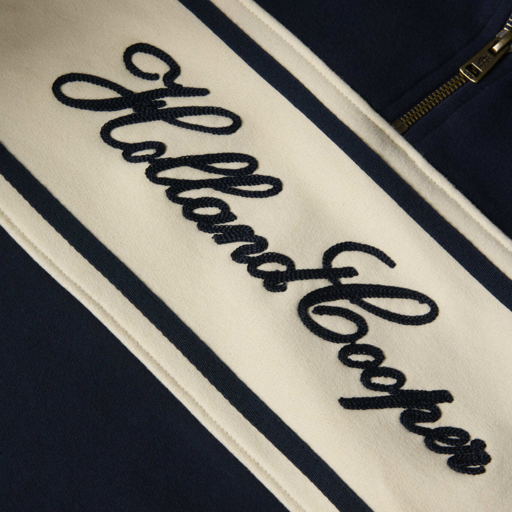 Holland Cooper Ladies Signature Quarter Zip Sweat - Ink Navy