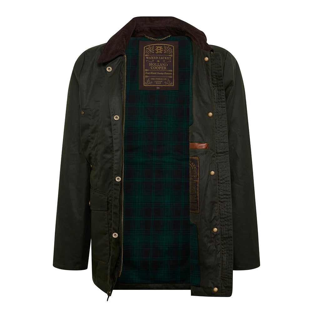 Holland Cooper Ladies Classic Waxed Jacket - Dark Olive