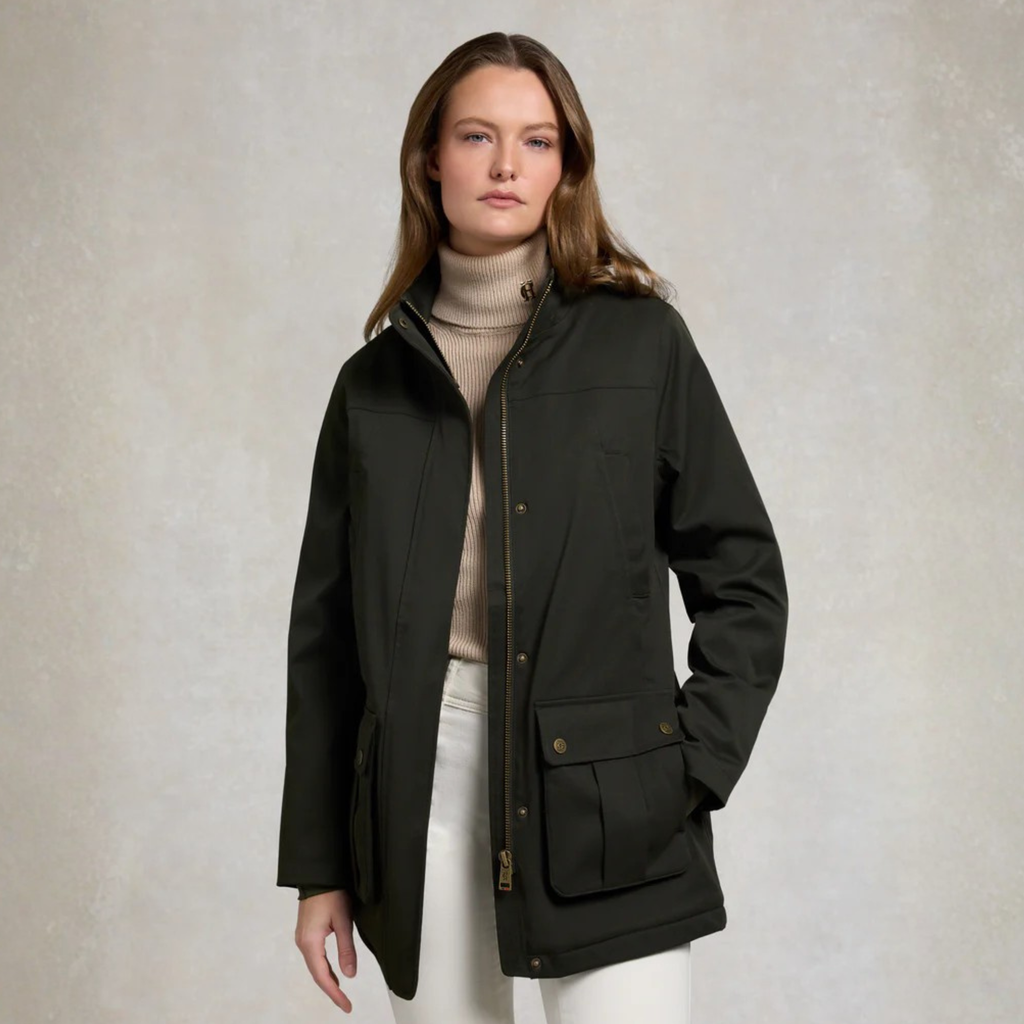 Holland Cooper Ladies Bramwell Country Coat - Khaki