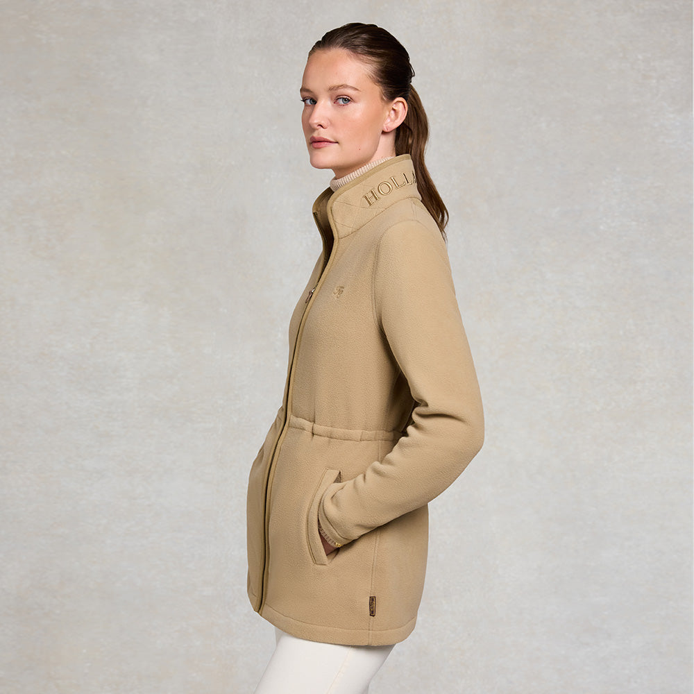 Holland Cooper Ladies Country Longline Fleece - Sand