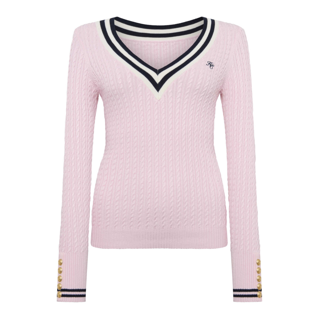 Holland Cooper Ladies Lucy Knit - Blush