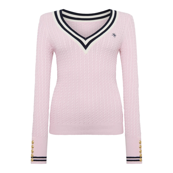 Holland Cooper Ladies Lucy Knit - Blush
