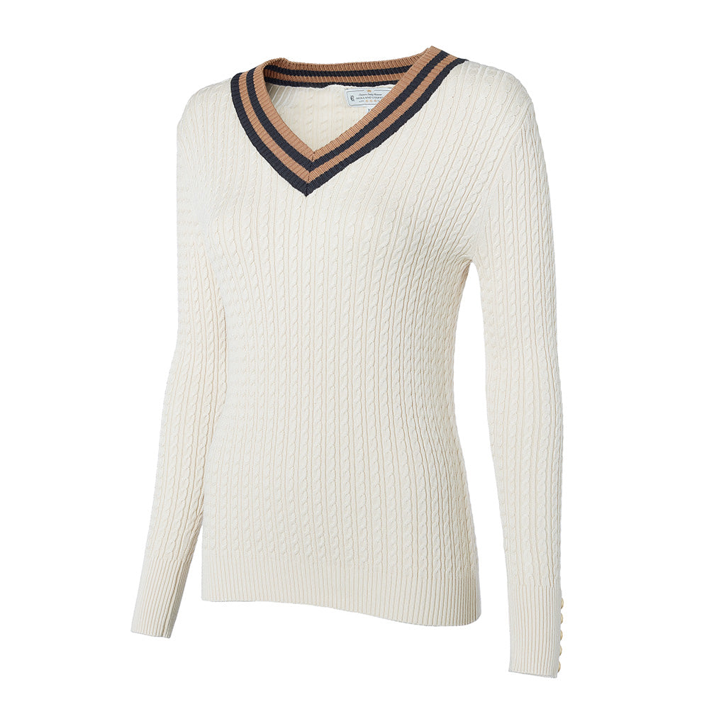 Holland Cooper Ladies Zoe Knit - Almond