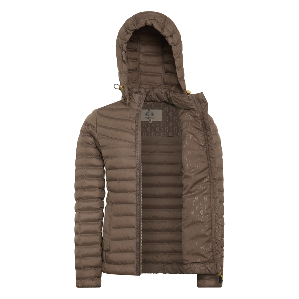 Holland Cooper Ladies Lightweight Puffer Jacket - Chestnut