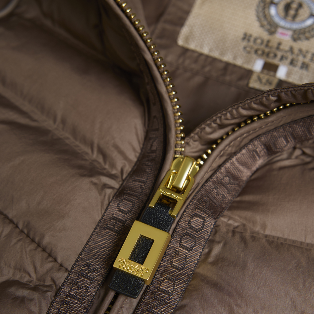 Holland Cooper Ladies Lightweight Puffer Jacket - Chestnut