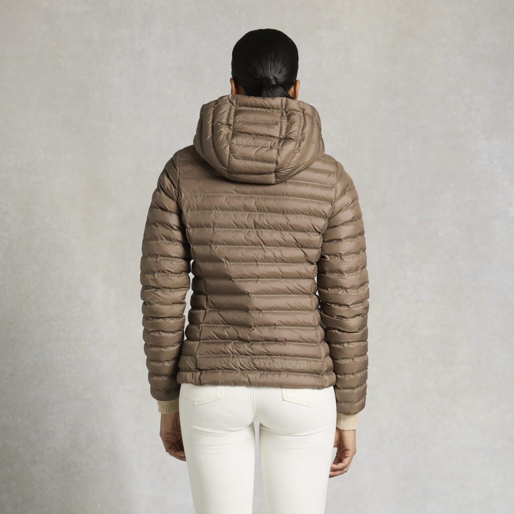 Holland Cooper Ladies Lightweight Puffer Jacket - Chestnut