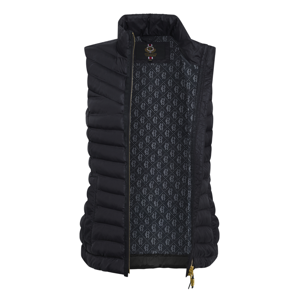 Holland Cooper Ladies Lightweight Puffer Gilet - Ink Navy