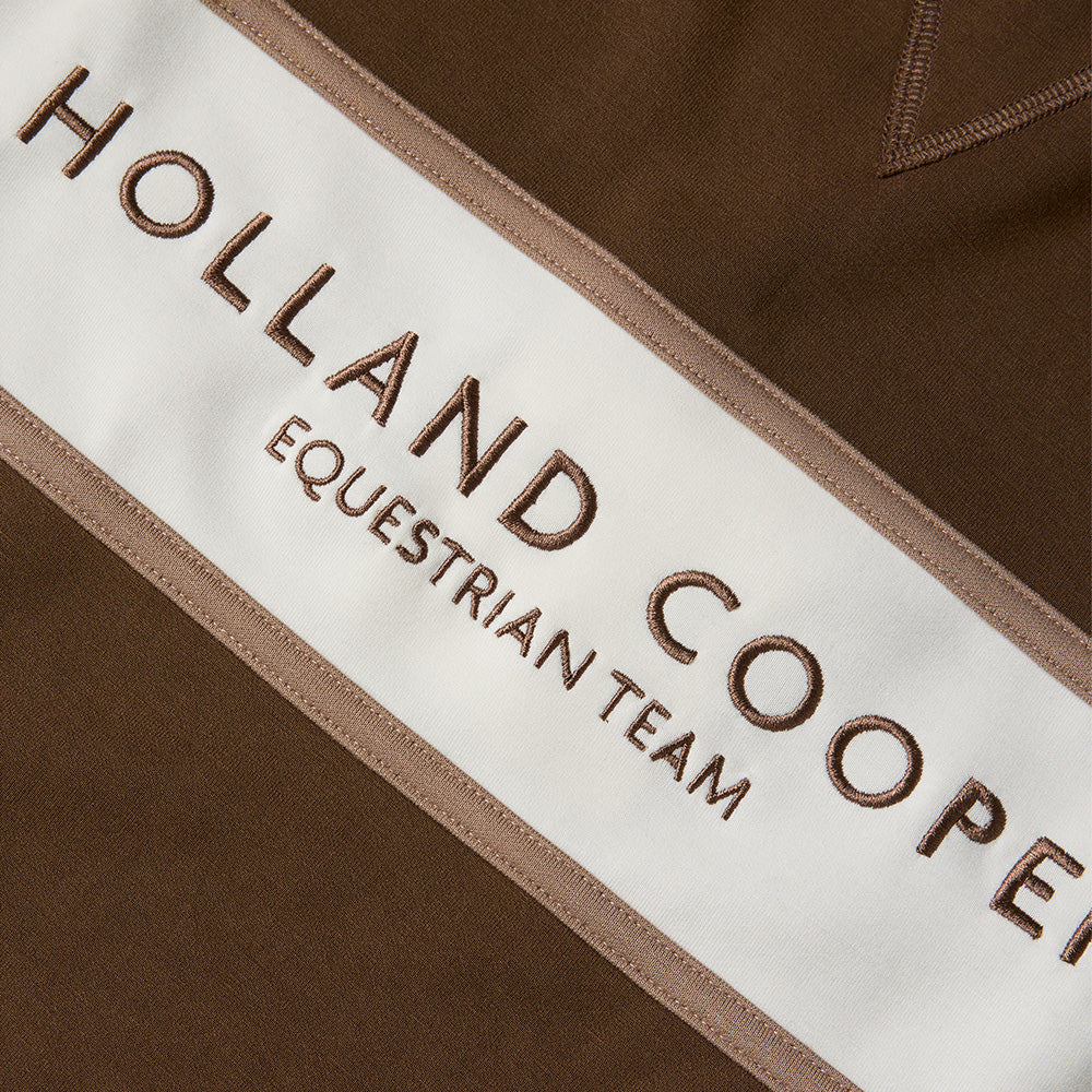 Holland Cooper Ladies Equestrian Crew Neck Sweat - Chestnut