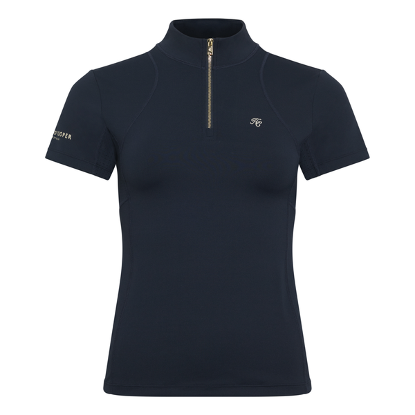 Holland Cooper Ladies Chiltern Short Sleeve Base Layer - Ink Navy
