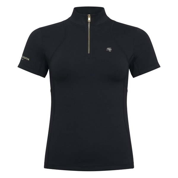 Holland Cooper Ladies Chiltern Short Sleeve Base Layer - Black