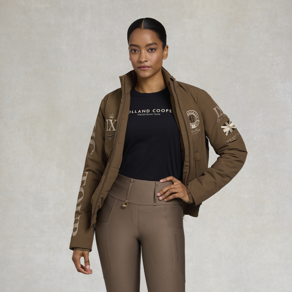 Holland Cooper Ladies Chiltern Crew Neck Tee - Black