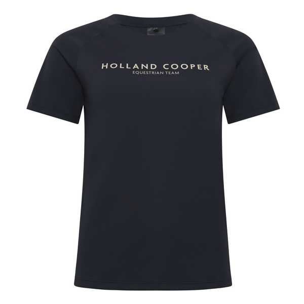 Holland Cooper Ladies Chiltern Crew Neck Tee - Ink Navy