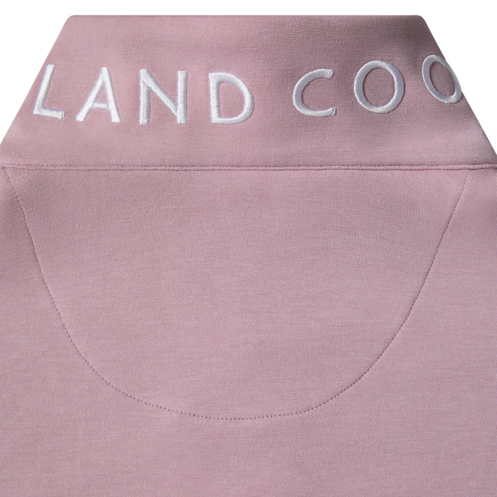 Holland Cooper Ladies Windsor Quarter Zip Sweat - Dawn Pink