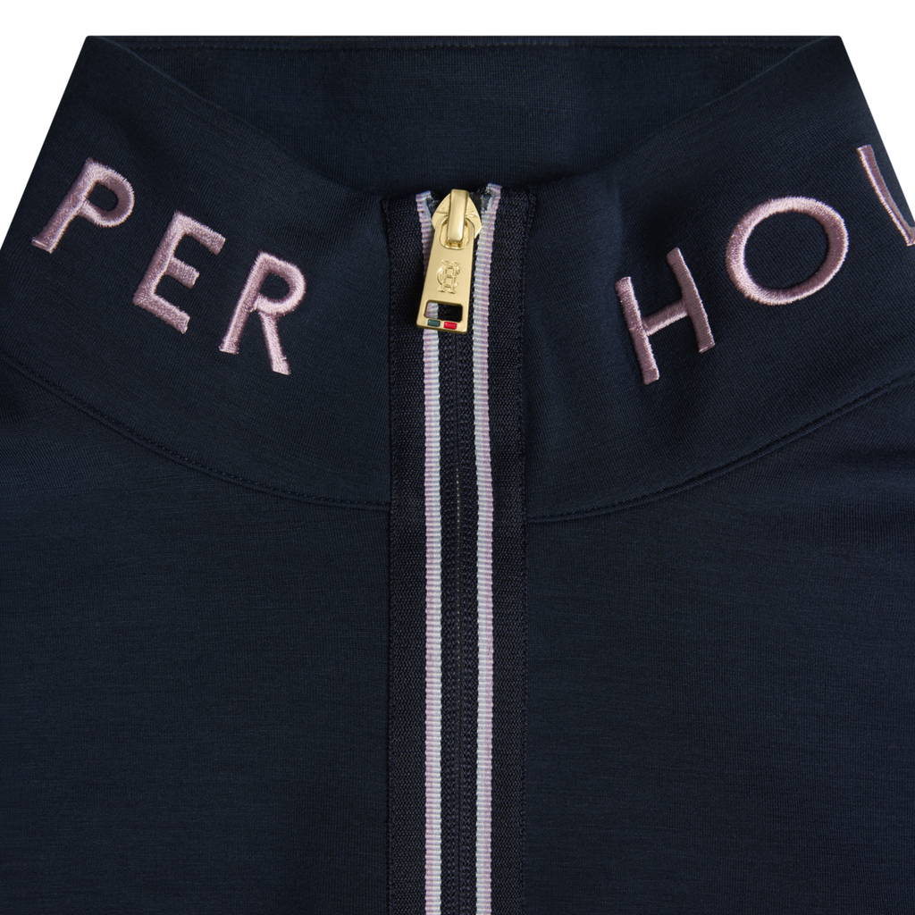 Holland Cooper Ladies Windsor Quarter Zip Sweat - Ink Navy