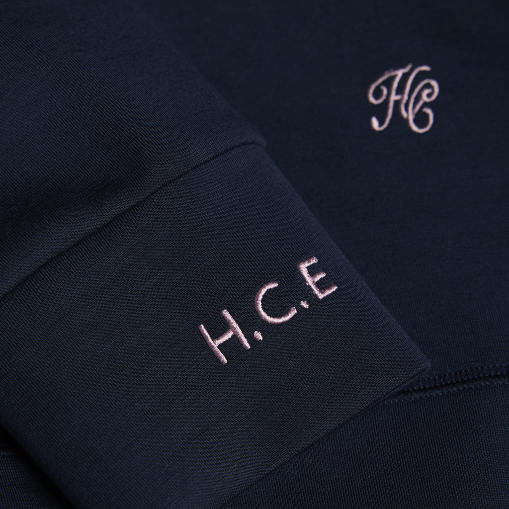Holland Cooper Ladies Windsor Quarter Zip Sweat - Ink Navy