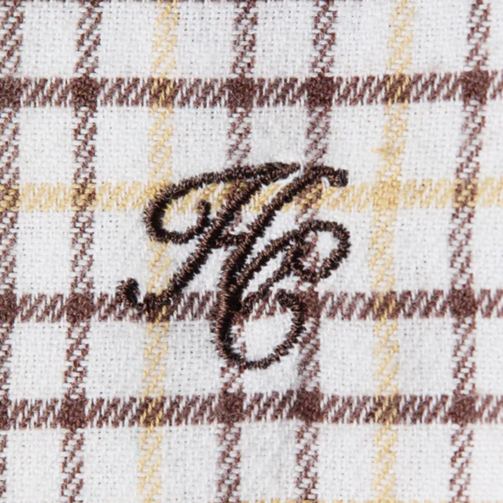 Holland Cooper Mens Classic Button Down Shirt - Cheltenham Camel Check