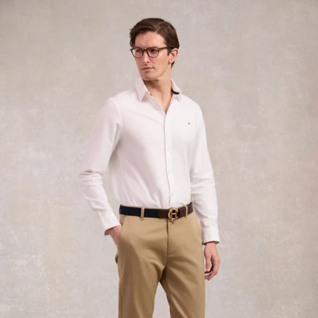 Holland Cooper Mens Classic Oxford Shirt - White