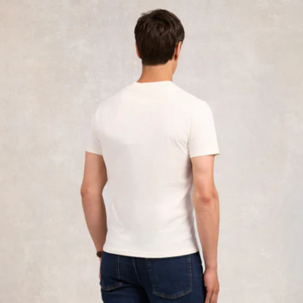 Holland Cooper Mens Crew Neck T-Shirt - White