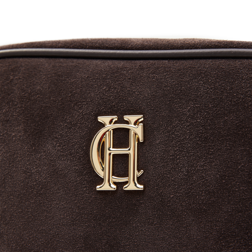 Holland Cooper Soho Camera Bag - Chocolate Suede