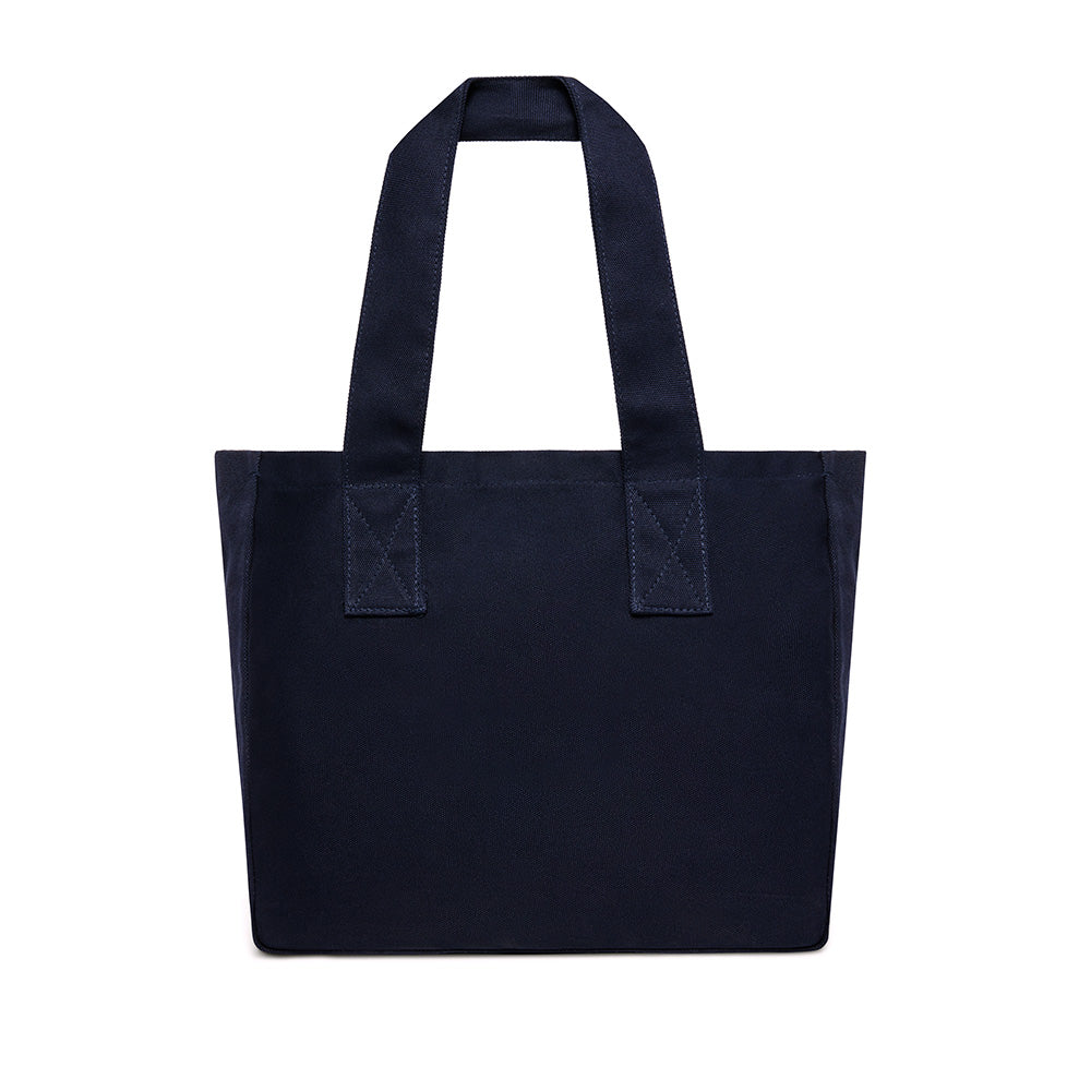 Holland Cooper Ladies Essential Tote Bag - Navy Ecru