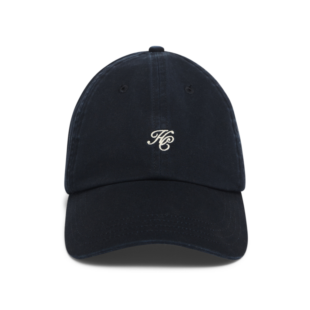 Holland Cooper Ladies Monogram Cap - Navy Ecru