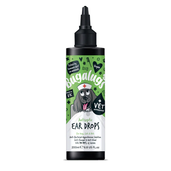 Bugalugs Antiseptic Ear Drops - 200ml