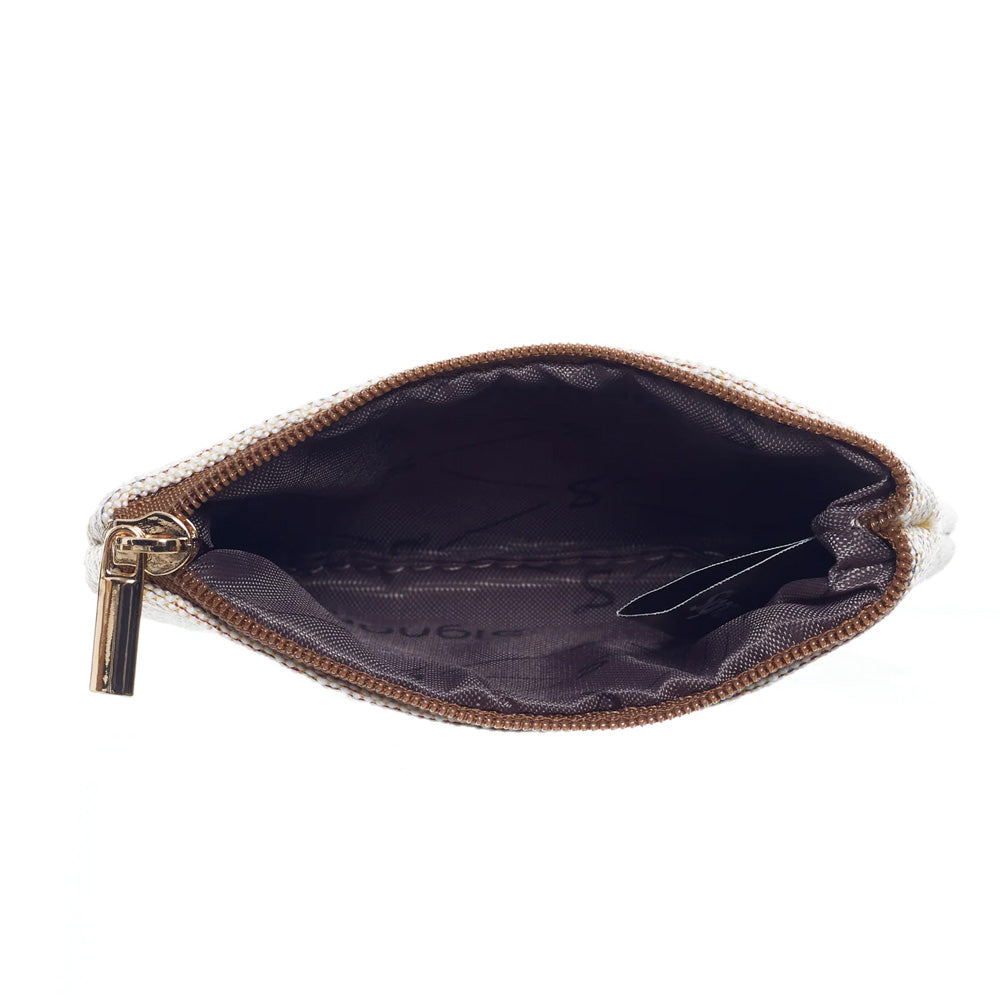 Signare Tapestry Highland Cow Zip Coin Purse