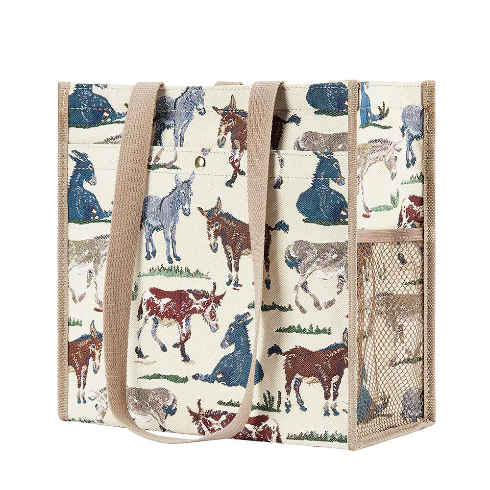 Signare Tapestry Happy Donkey Shopper Bag