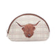 Signare Tapestry Highland Cow Cosmetic Bag
