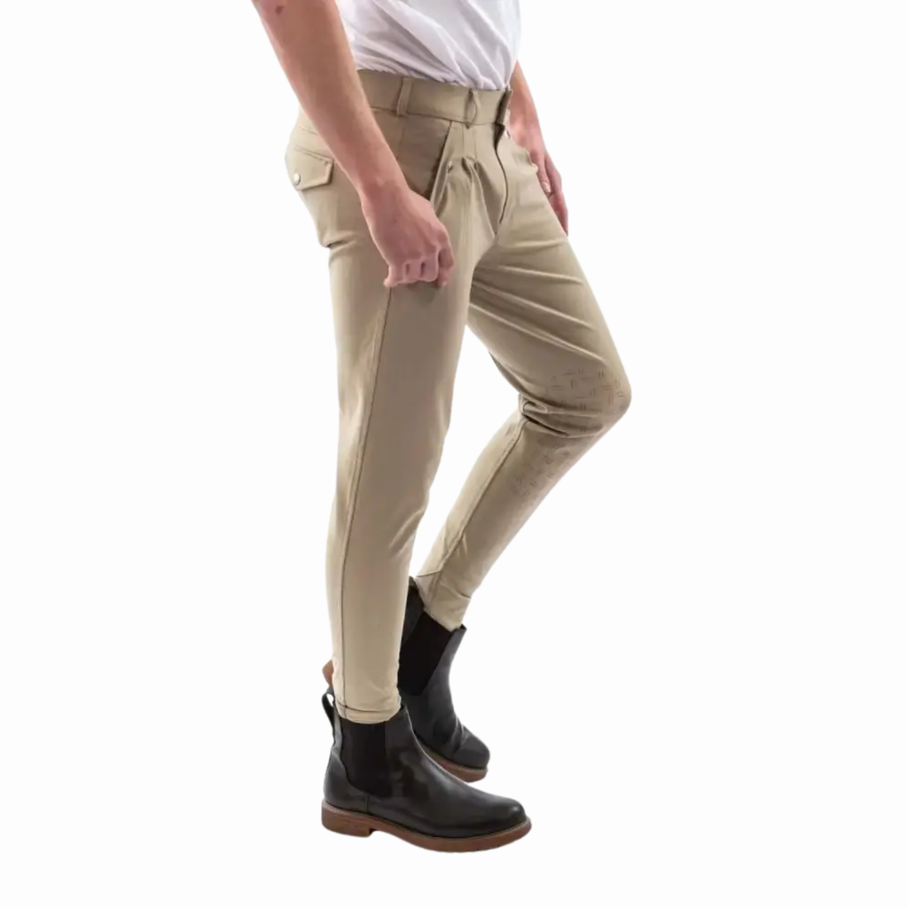 John Whitaker Mens Clayton Breech - Beige