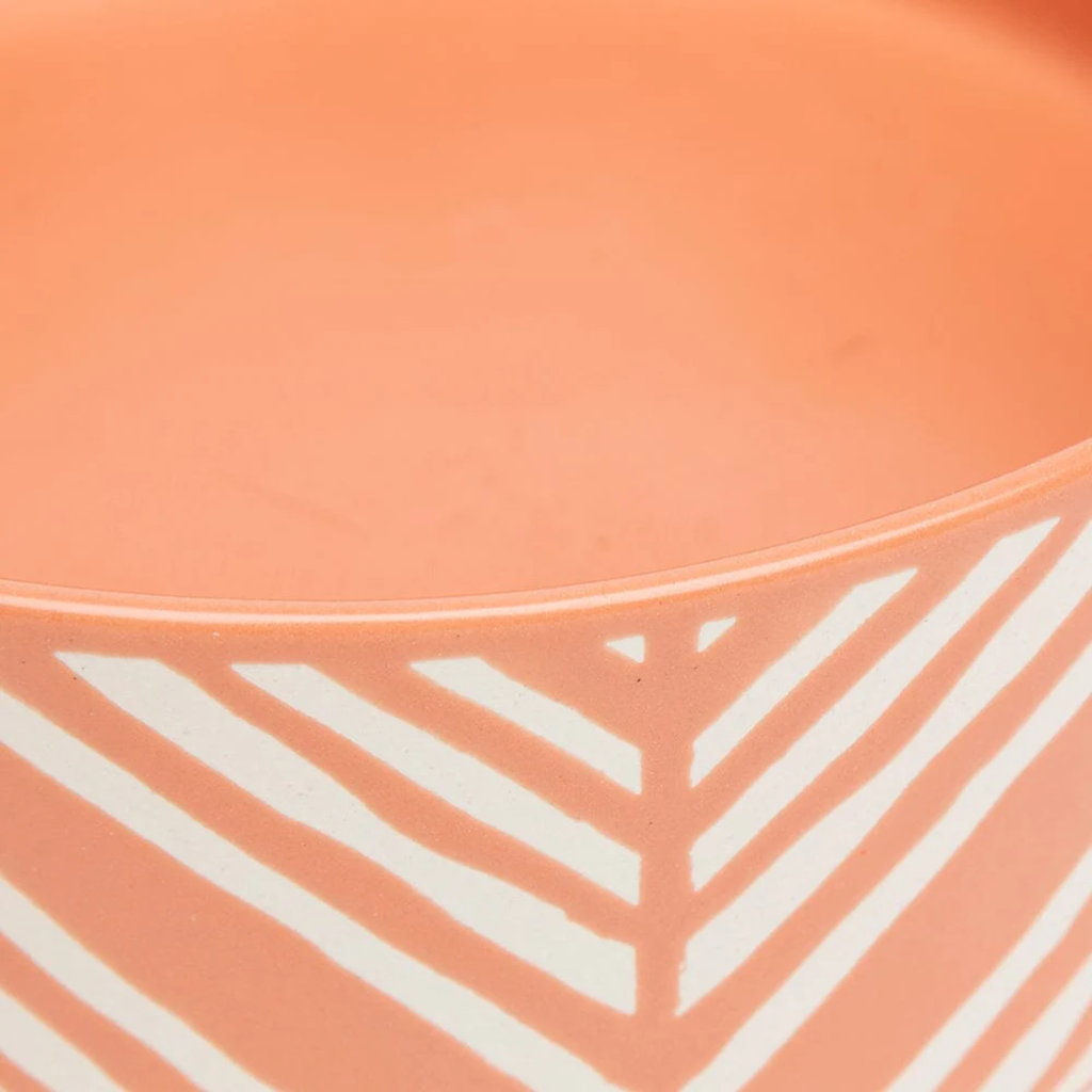 Scruffs Aztec Food Bowl - Terracotta