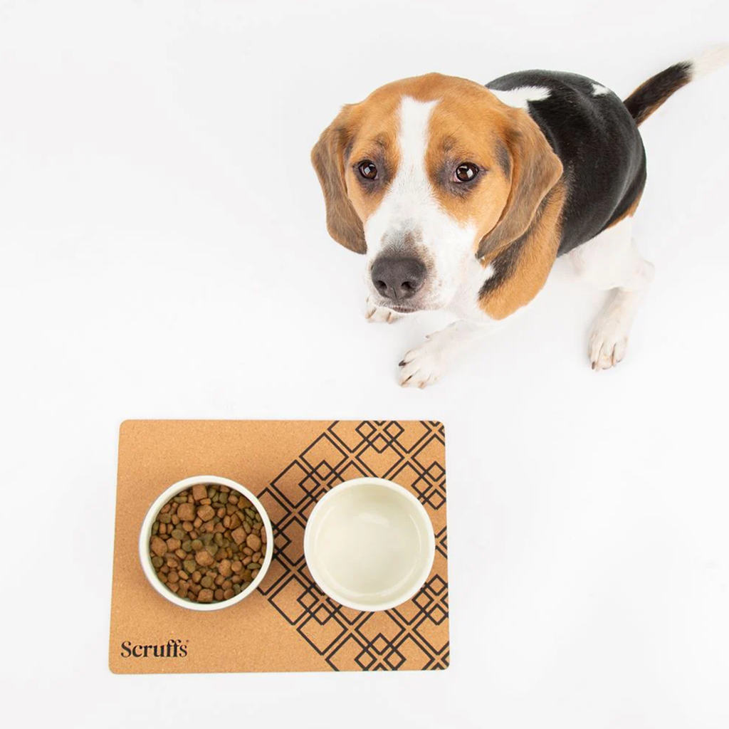 Scruffs Cork Pet Placemat - Diamonds