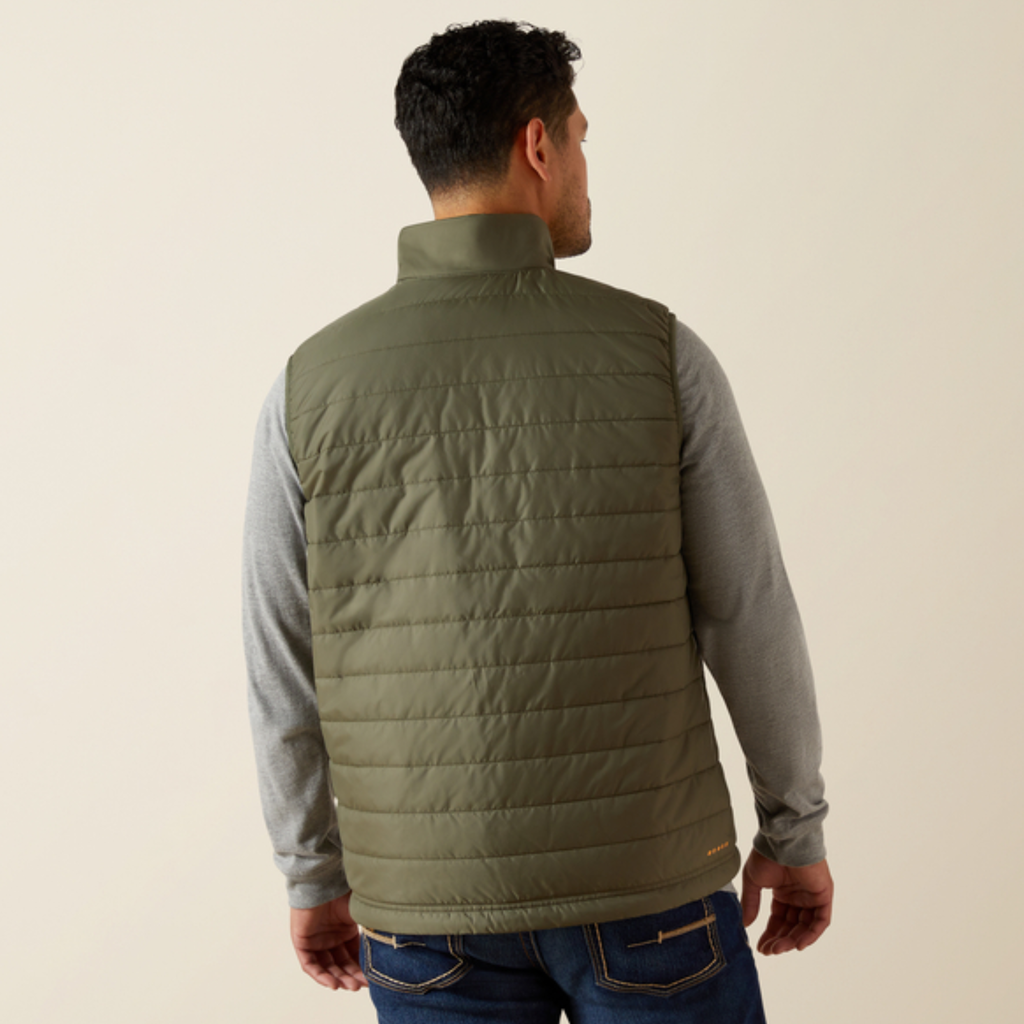 Ariat Mens Rebar Cordura Ripstop Lightweight Insulated Vest - Beetle