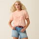 Ariat Ladies Cowgirl At Heart Tee - Tropical Peach